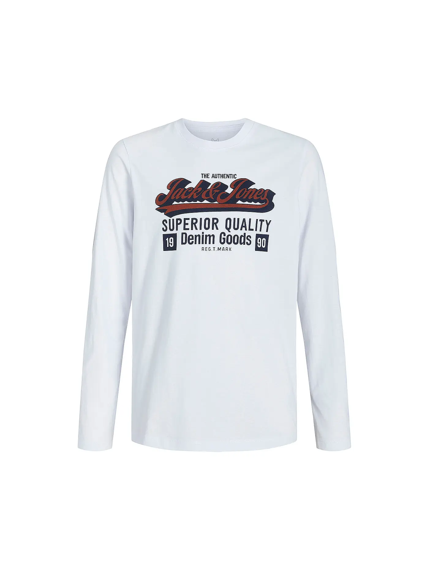 JACK & JONES | Jungen Langarmshirt JJELOGO | weiss